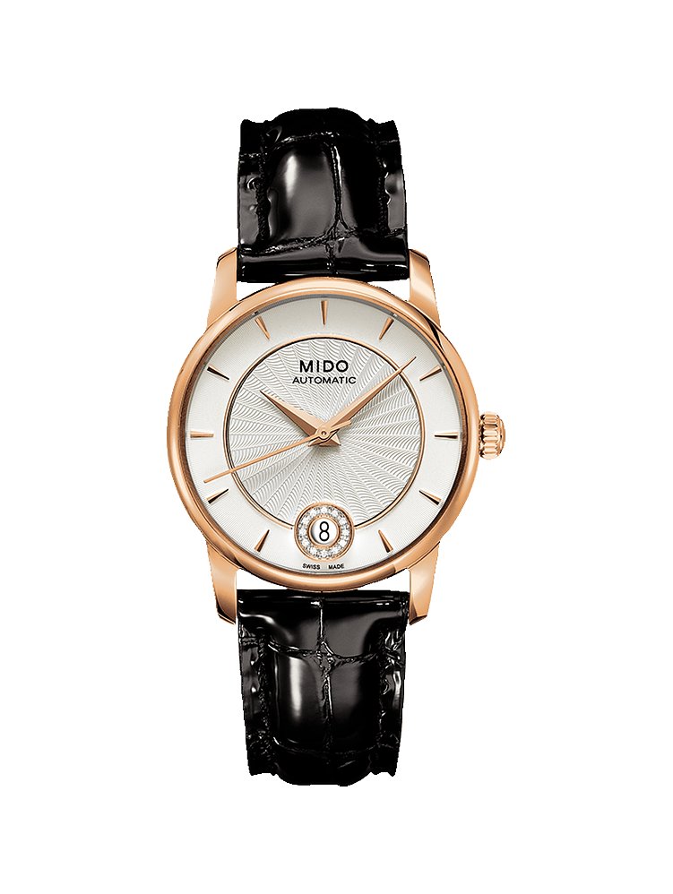 Mido baroncelli heritage rose gold top