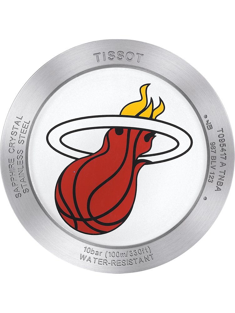 Tissot Herrenuhr Quickster Chronograph NBA Miami Heat T0954171703708