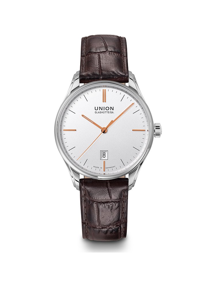 Union Glashütte Herrenuhr Viro Datum 41 mm D0114071603101