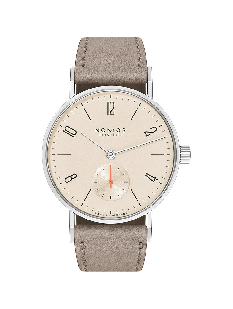 Nomos Glashütte Damenuhr Tangente 33 champagner 150