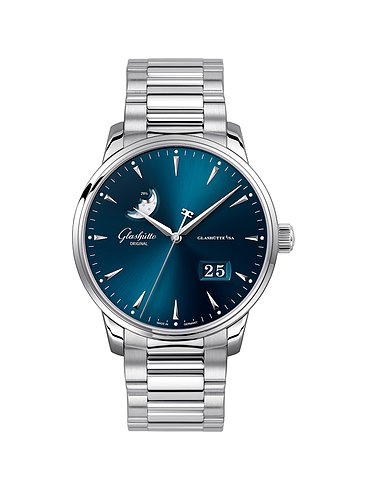 Glashütte Original Herrenuhr Senator Excellence Panoramadatum Mondphase 13604040270