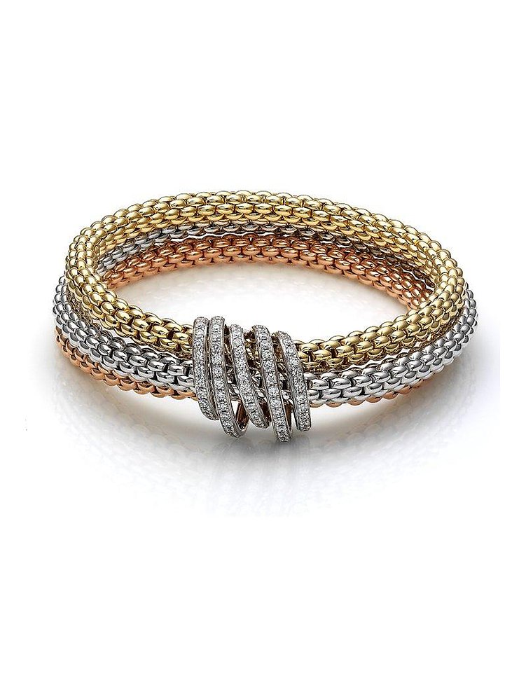 Fope Armband Solo 651B PAVEM W