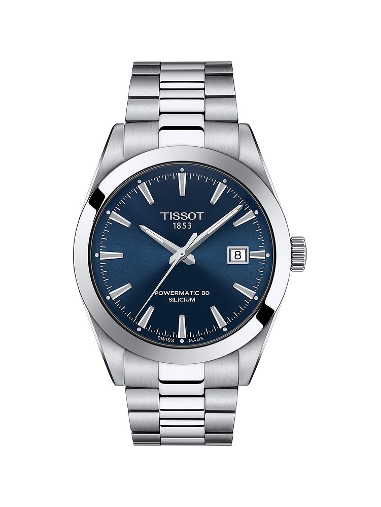 Tissot Herrenuhr Gentleman Powermatic 80 Silicium T1274071104100