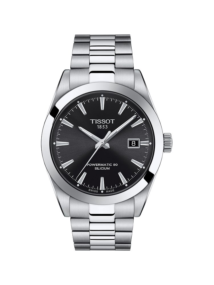 Tissot Herrenuhr Gentleman Powermatic 80 Silicium T1274071105100