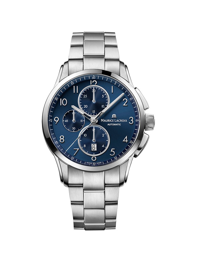 Maurice Lacroix Herrenuhr Pontos Chronograph PT6388-SS002-420-1