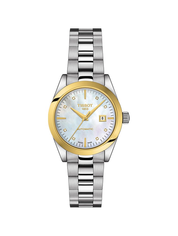 Tissot Damenuhr T-My Lady Automatic 18K Goldlünette T9300074111600