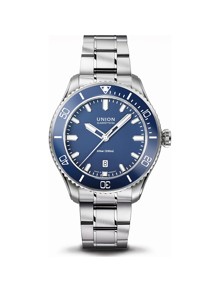 Union Glashütte Uhren-Set inkl. Wechselarmband Belisar Datum Sport D0099071104700
