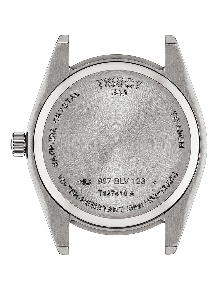 Tissot Herrenuhr Gentleman Titanium T1274104408100