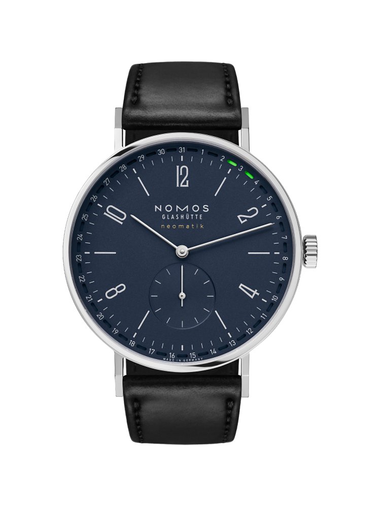 Nomos Glashütte Herrenuhr Tangente neomatik 41 Update nachtblau 182