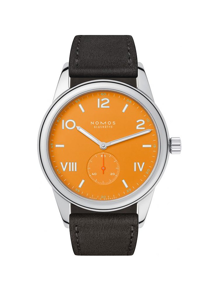 Nomos Glashütte Herrenuhr Club Campus 38 future orange 729