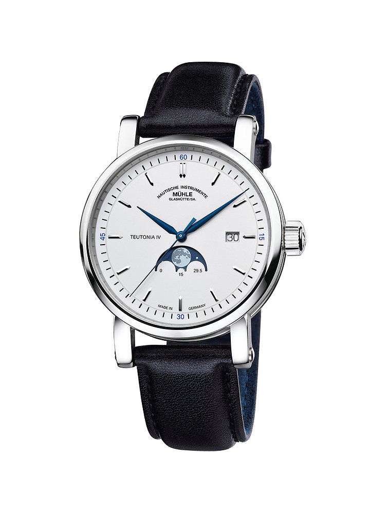 Mühle-Glashütte Herrenuhr Teutonia IV Mondphase M1-44-05 LB