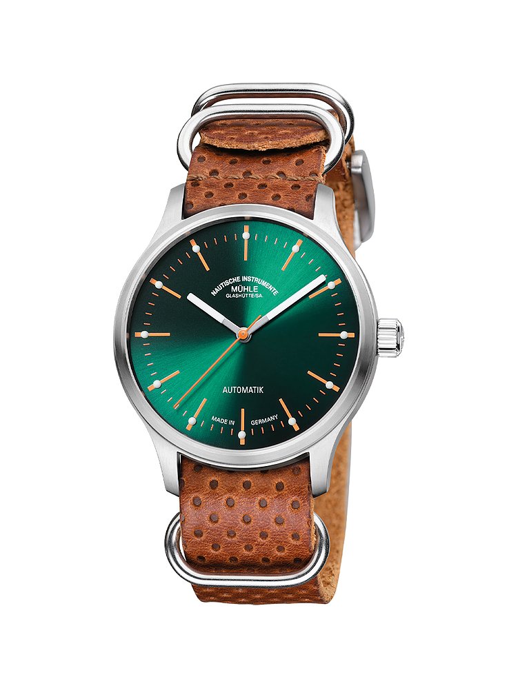 Mühle-Glashütte Unisexuhr Panova Grün M1-40-76-NB-L