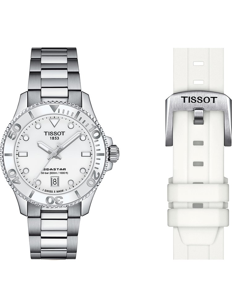 Tissot Uhren-Set inkl. Wechselarmband Seastar 1000 T1202101101100