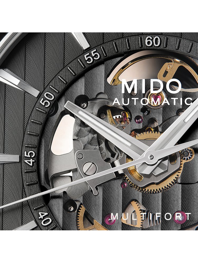 Mido Herrenuhr Multifort Skeleton Vertigo M0384361106100