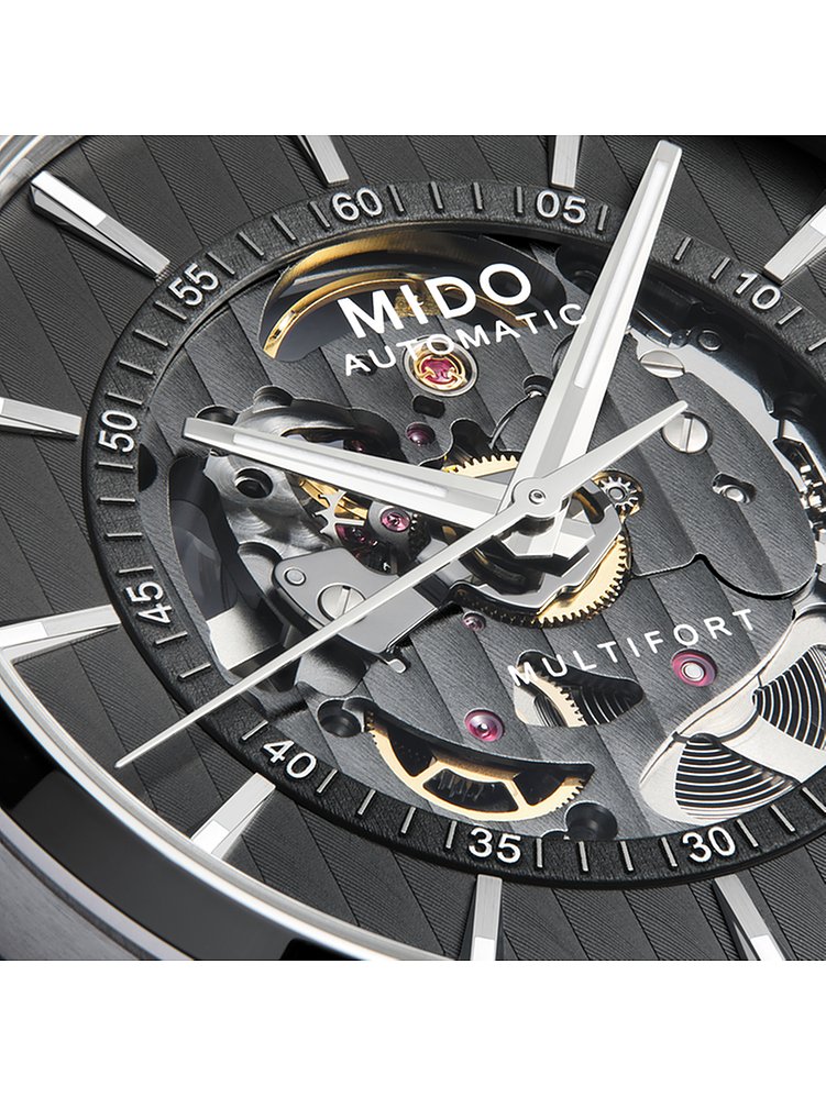 Mido Herrenuhr Multifort Skeleton Vertigo M0384361106100