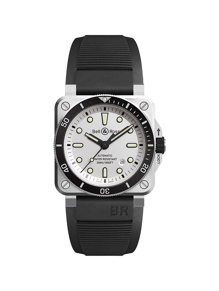 Bell & Ross Taucheruhr BR0392-D-WH-ST/SRB