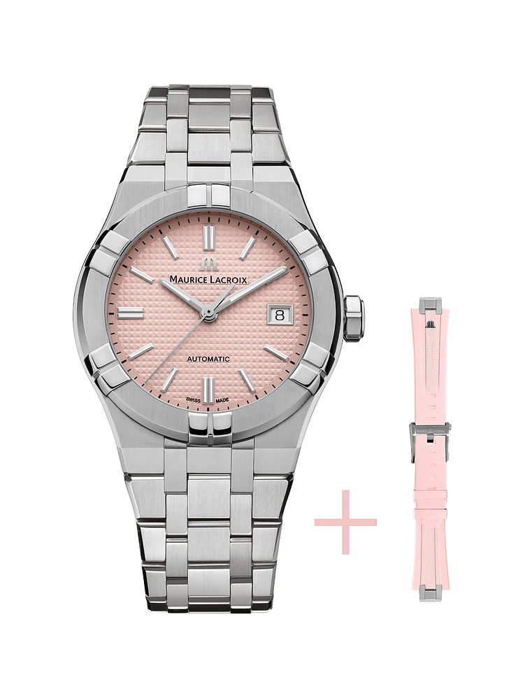 Maurice Lacroix Uhren-Set inkl. Wechselarmband Aikon Automatic Date AI6007-SS00F-530-E