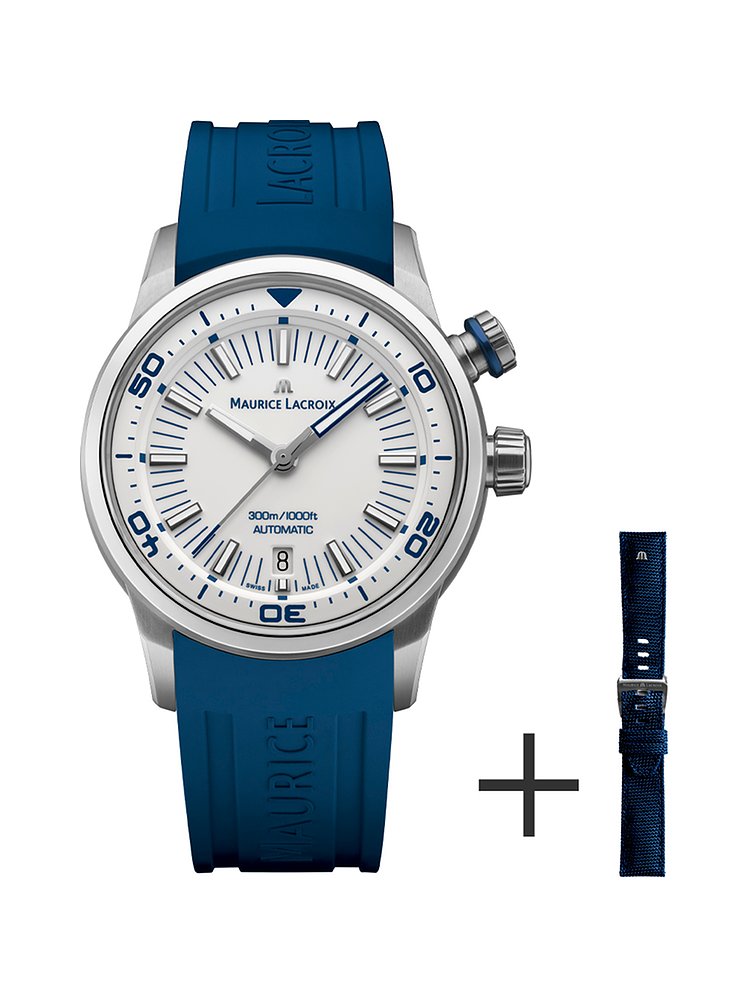 Maurice Lacroix Uhren-Set inkl. Wechselarmband Pontos S Diver PT6248-SS00L-130-4