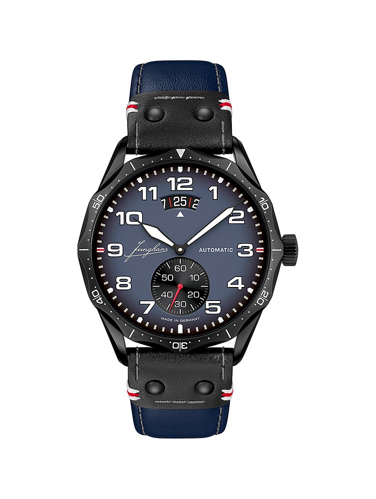 Junghans Unisexuhr Meister Pilot Automatic Navy Blue 27439700