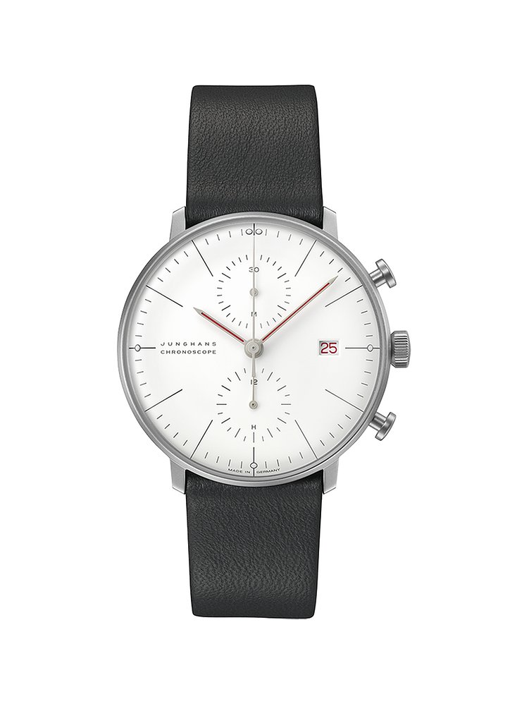 Junghans Unisexuhr max bill Chronoscope Bauhaus 27430302