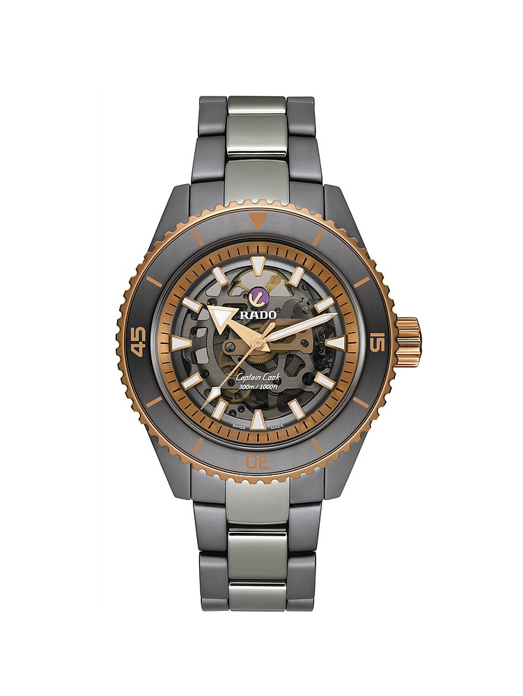 Rado Herrenuhr Captain Cook Hightech Keramik R32148162