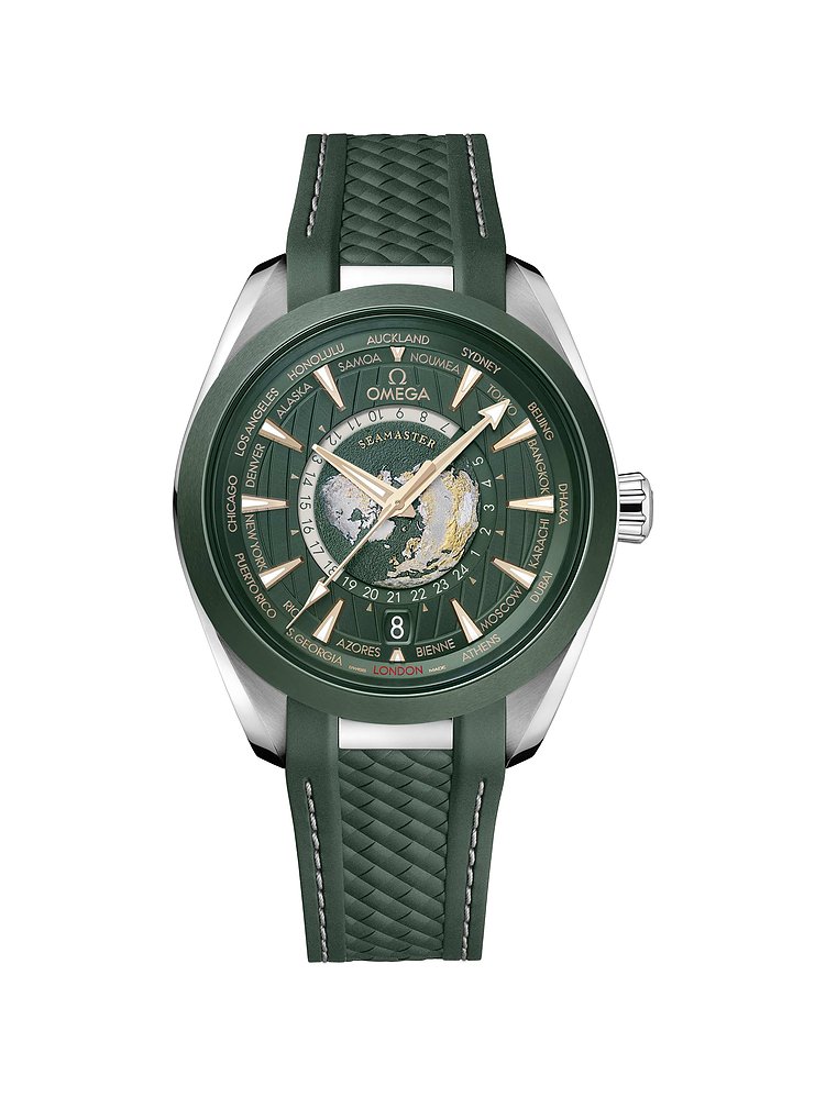 Omega Herrenuhr Aqua Terra Worldtimer O22032432210001