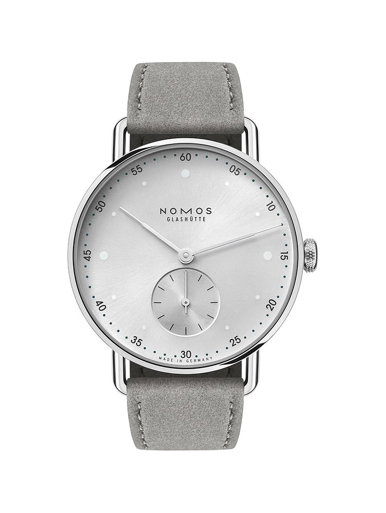 Nomos Glashütte Damenuhr Metro 33 all silver 1122