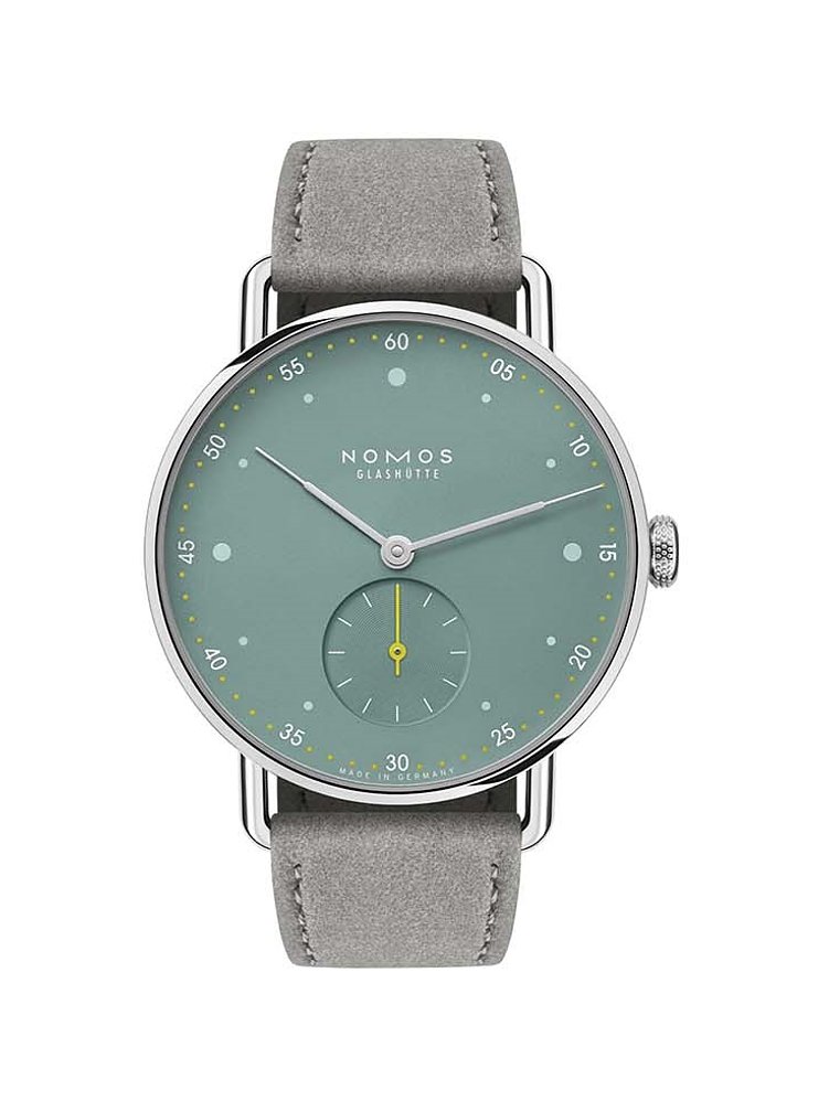 Nomos Glashütte Damenuhr Metro 33 sage 1124