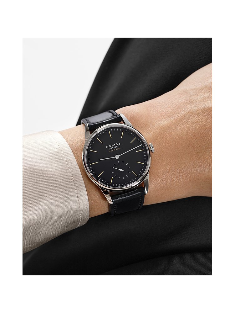 Nomos Glashütte Unisexuhr Orion neomatik new black 396