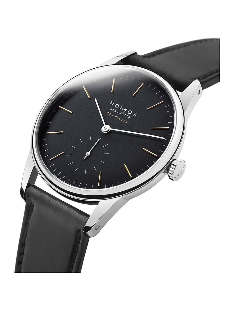 Nomos Glashütte Unisexuhr Orion neomatik new black 396