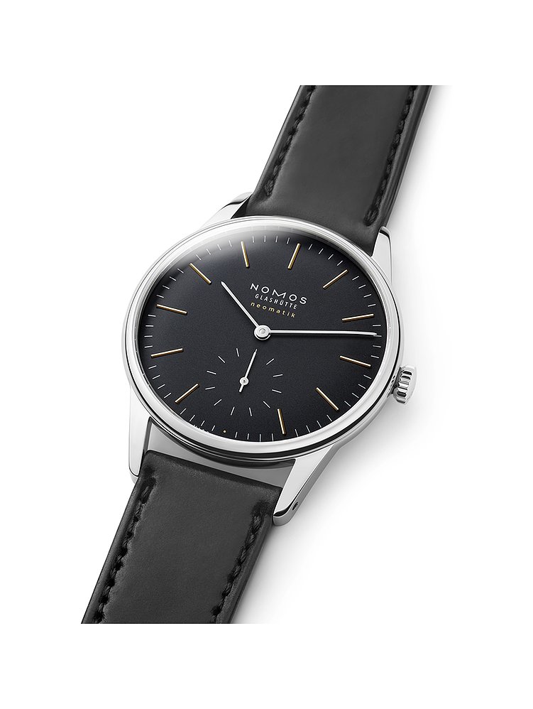 Nomos Glashütte Unisexuhr Orion neomatik new black 396