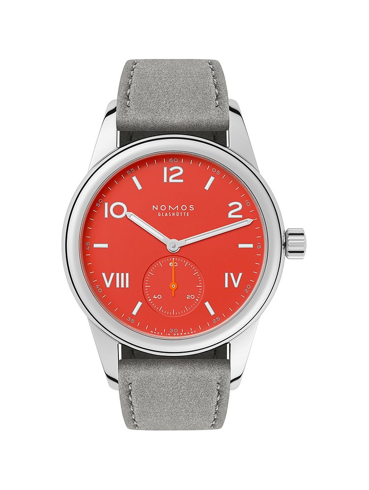 Nomos Glashütte Unisexuhr Club Campus nonstop red 716