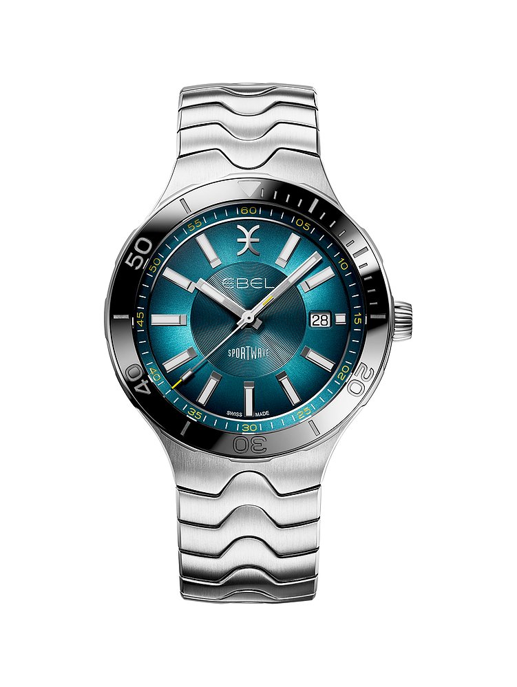 Ebel Herrenuhr Sportwave Marine 1216671