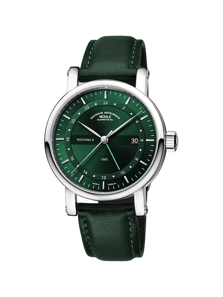 Mühle-Glashütte Herrenuhr Teutonia II GMT M1-33-96-LB II