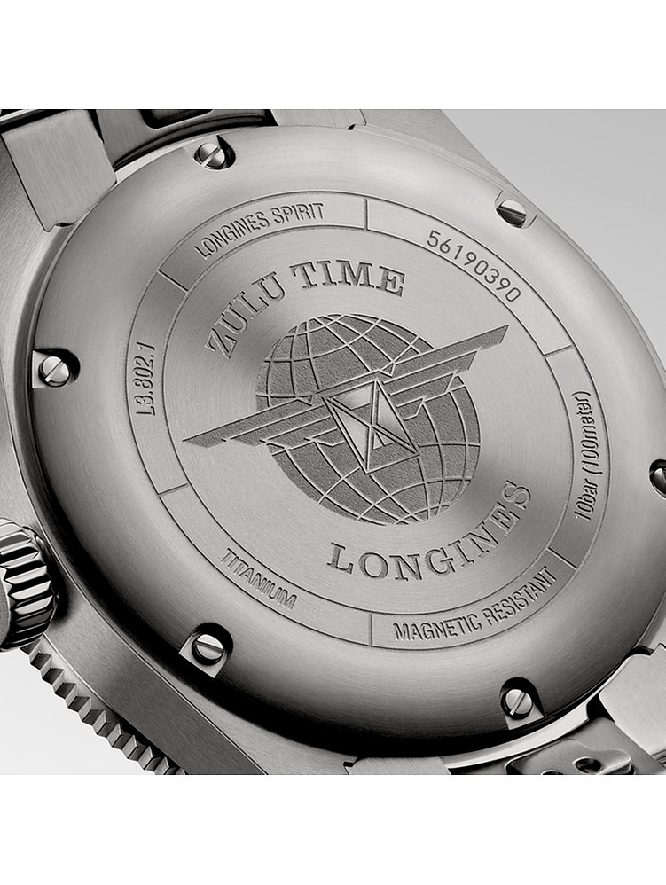 Longines Herrenuhr Longines Spirit Zulu Time Titanium L38021536