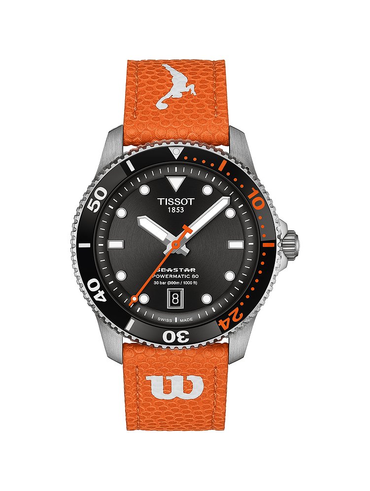 Tissot Uhren-Set inkl. Wechselarmband Seastar 1000 WNBA Wilson Powermatic 80 T1208071705100