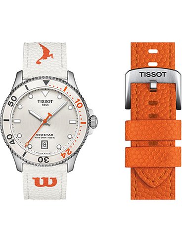 Tissot Uhren-Set inkl. Wechselarmband Seastar 1000 WNBA Wilson Quartz T1204101701100