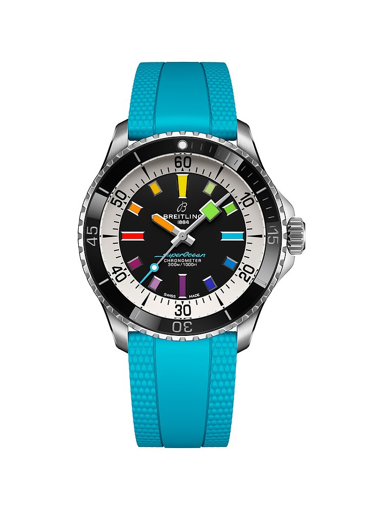Breitling Herrenuhr Superocean Rainbow 42mm A17375211B2S1