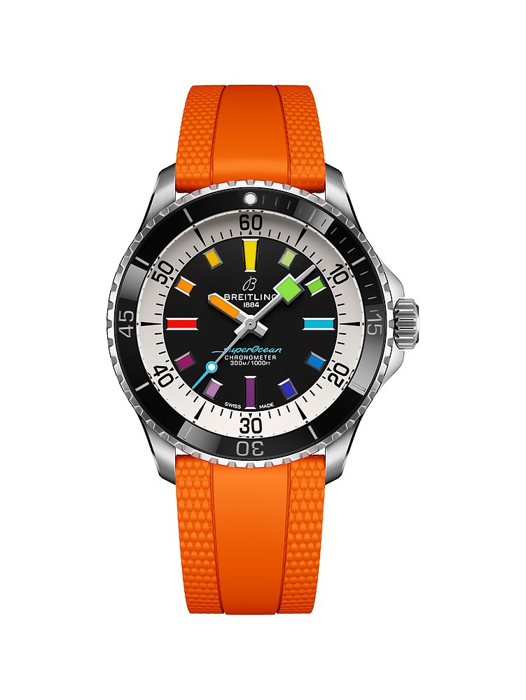 Breitling Herrenuhr Superocean Rainbow 42mm A17375211B2S3