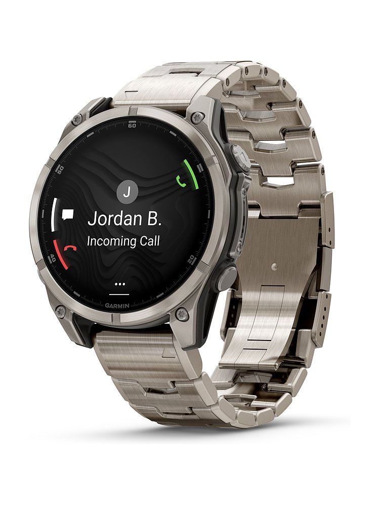 Garmin Smartwatch Fenix  8 - 47 mm AMOLED Sapphire Graphit Titanium Titan  010-02904-40