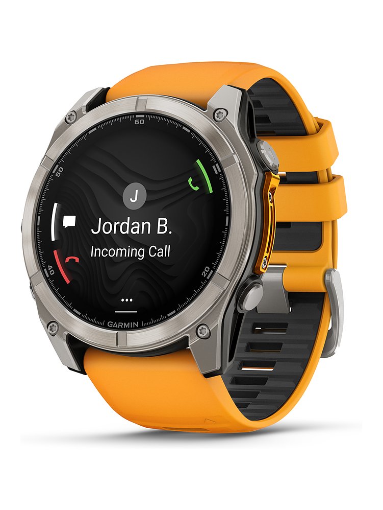 Garmin Smartwatch Fenix  8 - 51 mm AMOLED Sapphire Graphit Titanium Titan  010-02905-11