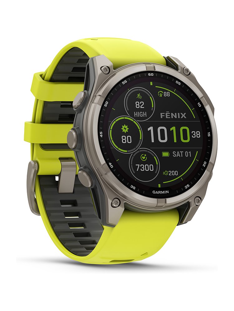 Garmin Smartwatch Fenix 8 - 47 mm Solar Sapphire Graphit Titanium Titan 010-02906-21