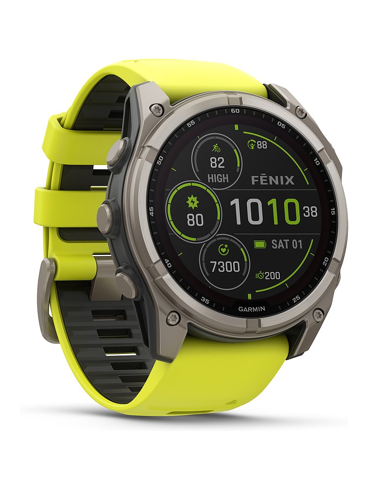 Garmin Smartwatch Fenix 8 - 51 mm Solar Sapphire Graphit Titanium Titan 010-02907-21