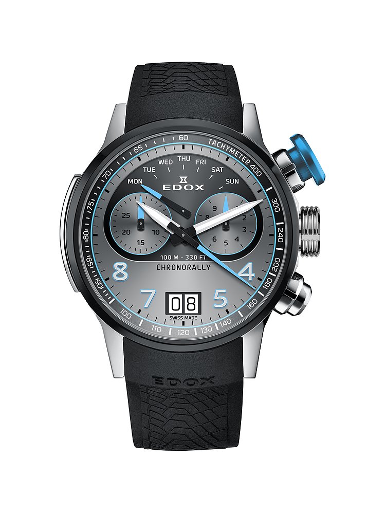 Edox Edox Herrenuhr Chronorally 38003 TINBU GNBU
