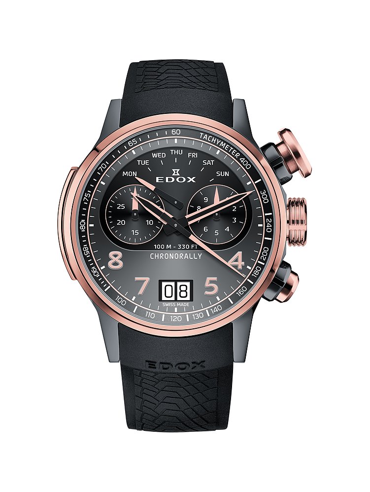 Edox Edox Herrenuhr Chronorally 38003 TINGR GNR