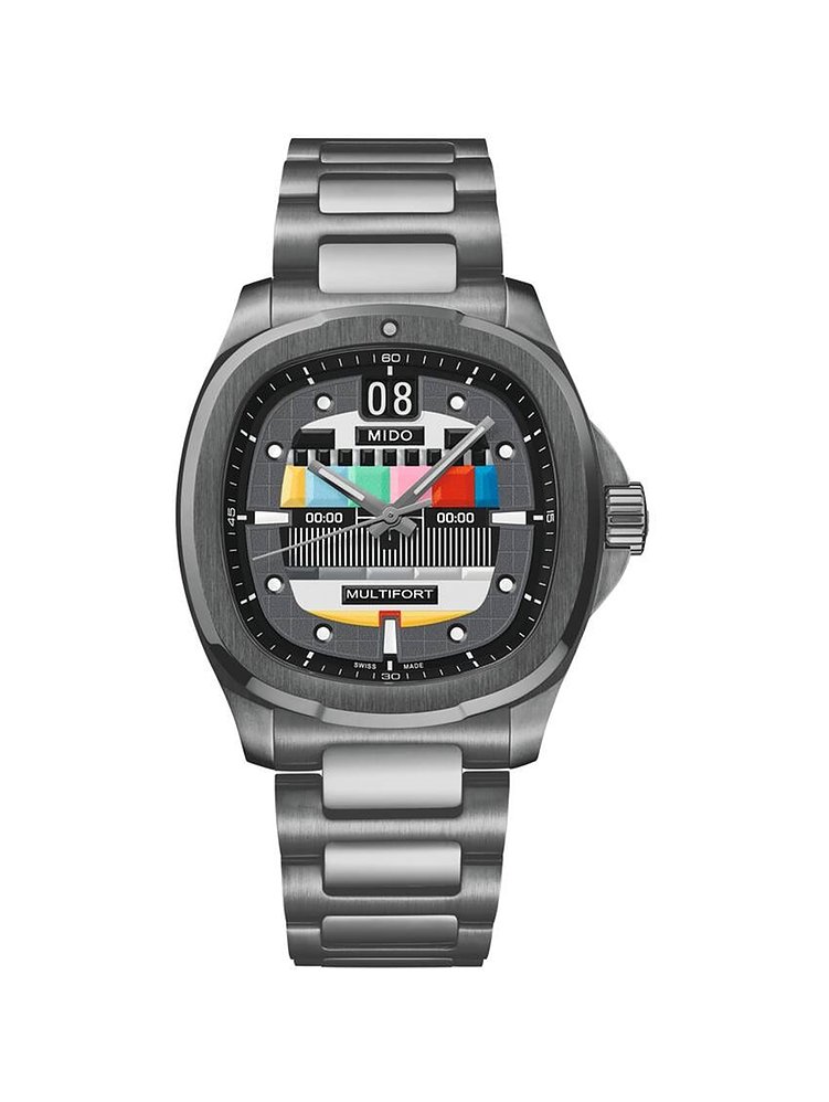 Mido Uhren-Set inkl. Wechselarmband Multifort TV Big Date M0495263308101