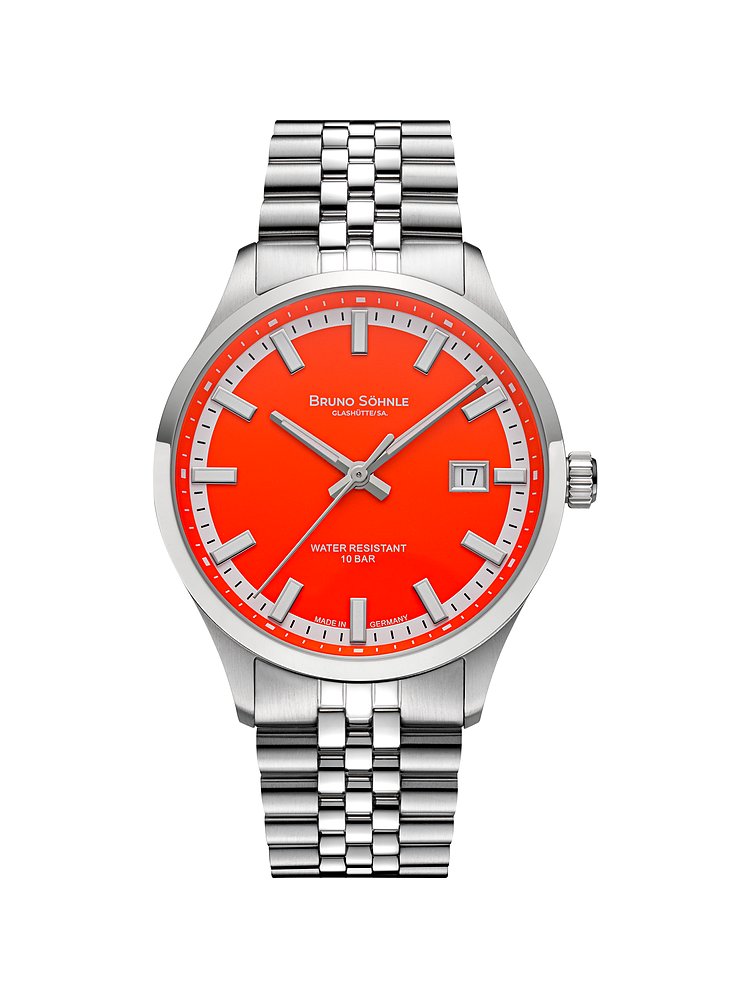 Bruno Söhnle Unisexuhr Turin Automatik "Bright Red" (2026 Edition) 17-12230-540