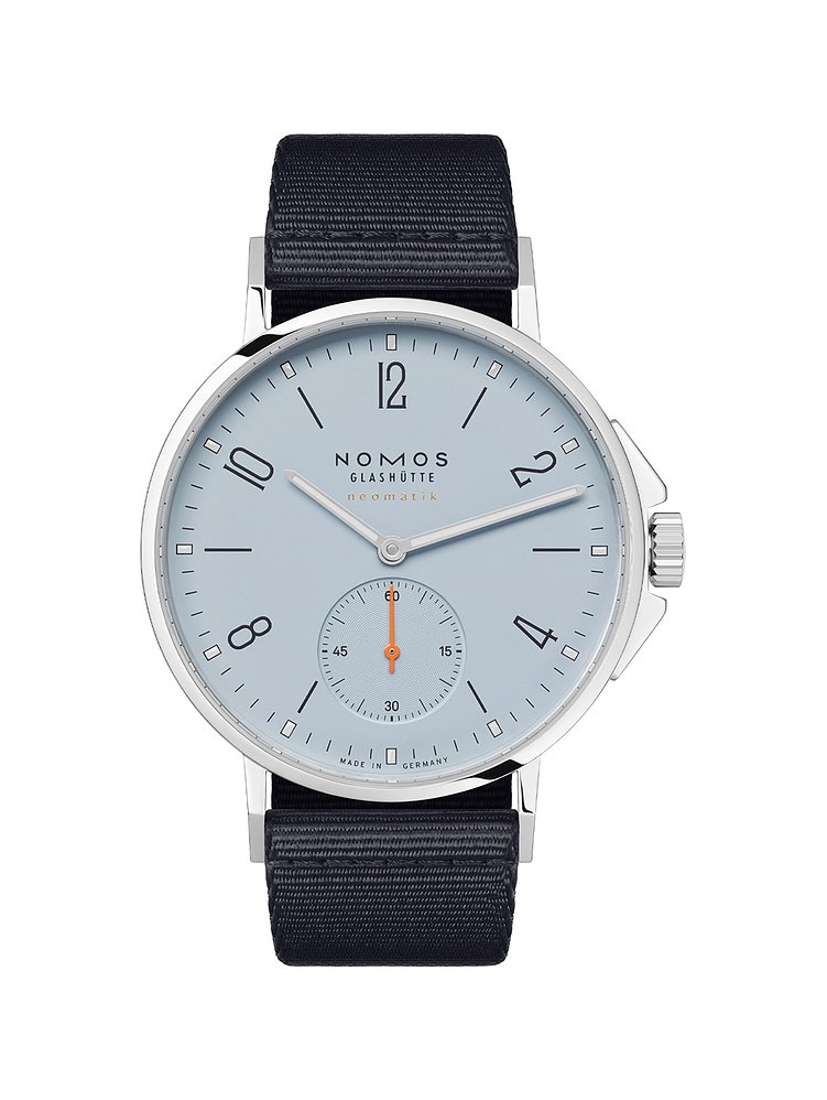 Nomos Glashütte Damenuhr Ahoi neomatik sky 568