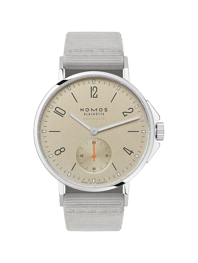 Nomos Glashütte Damenuhr Ahoi neomatik sand 569