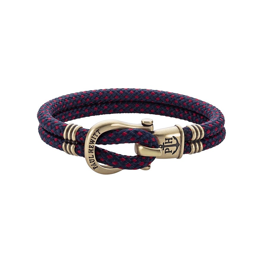 2. Chance - Paul Hewitt Armband PH-SH-N-M-NR-XL, Herren, Perlon/Nylon, Messing, braun, Größe: XL